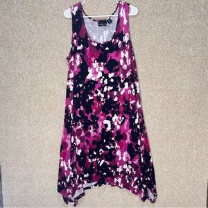Cynthia‎ Rowley Woman floral style dress size 1X sleeveless dark floral dress